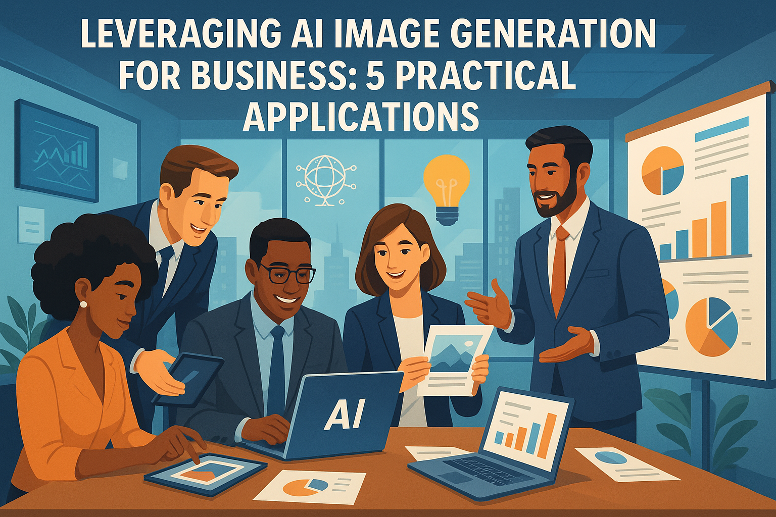 利用人工智能图像生成促进业务：5个实用应用